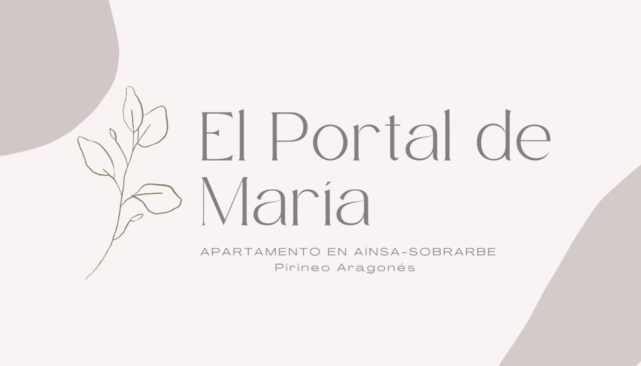 Apartmán El Portal De Maria Aínsa Exteriér fotografie